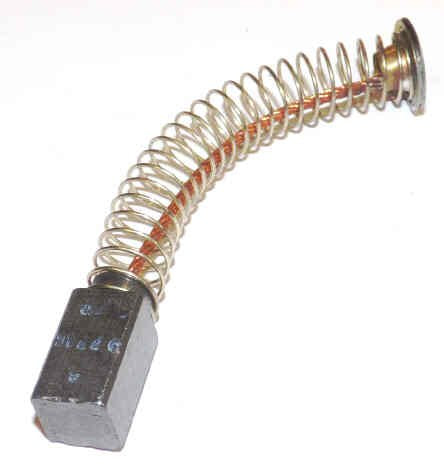 BRUSH, CARBON, 1/2&#8243; SQ X 13/16&#8243; WITH SPRING & SHUNT, 6970 OPERATOR O