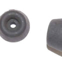 BUMPER, RUBBER, 15/16 DIAMETER, 3/8 HIGH, HOLE FOR 10-32 SCREW