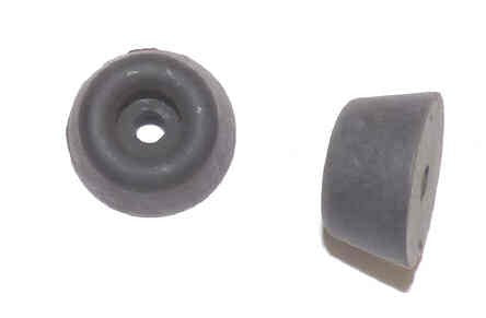 BUMPER, RUBBER, 15/16 DIAMETER, 3/8 HIGH, HOLE FOR 10-32 SCREW