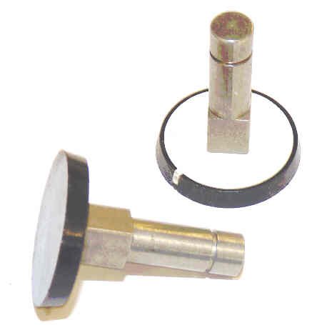 BUTTON, WITH METAL STEM, 7/8 DIAMETER, MARKED ARROW OTIS 323BP1-ARROW