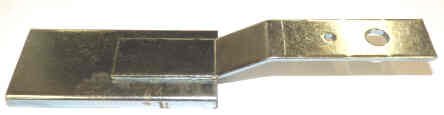 LEVER, TRIPPER FOR 6940 LOCKS, 8 L, 2 MOUNTING HOLES PLATED STEEL OTIS # 288LS1