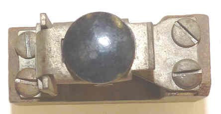 BUTTON, ASSEMBLY, WITH ROUND BUTTON, BLACK, BLANK OTIS