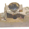 BUTTON, ASSEMBLY, WITH ROUND BUTTON, BLACK, BLANK OTIS