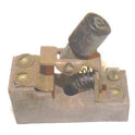 BUTTON, ASSEMBLY, WITH 1/2 ROUND BUTTON, BLACK, MARKED # 2, OTIS