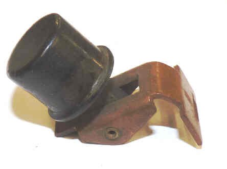 BUTTON, ASSEMBLED WITH MOVABLE CONTACT, BLACK, BLANK