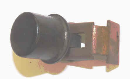 BUTTON, ASSEMBLED WITH MOVABLE CONTACT, BLACK, BLANK