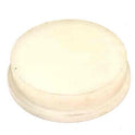 JEWEL, WHITE, MARKED CAR COMING IN BLACK MOULDED, 15/16 O.D., 7/8 I.D.