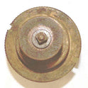 BUTTON, ASSEMBLY, BRASS HOUSING, BLACK BUTTON, OLDEST KNOWN OTIS BUTTON