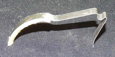 WIPER, 3 1/4 ROLLER, FELT WITH STEEL SPRING CLIP RETAINER GAL # HH-1-2-E