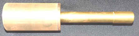 PLUNGER, BRAKE, STEEL WITH TURNED BRASS SHAFT WESTINGHOUSE # 144A523G01