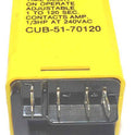 TIMER, 1-120 SECS ON DELAY, KUP, 120 VAC, 10 AMP OUT P & B # CUB-51-70120