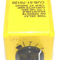 TIMER, 1-120 SECS ON DELAY, KUP, 120 VAC, 10 AMP OUT P & B # CUB-51-70120