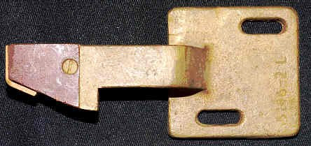 KEEPER, BRONZE, USED WITH OLD STYLE MOCP INTERLOCKS