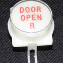 BUTTON, EXTENDED CAP FOR CALIFORNIA, A LINE CAR BUTTON DOOR OPEN REAR IN RED