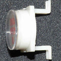BUTTON, EXTENDED CAP FOR CALIFORNIA, A LINE CAR BUTTON DOOR OPEN REAR IN RED