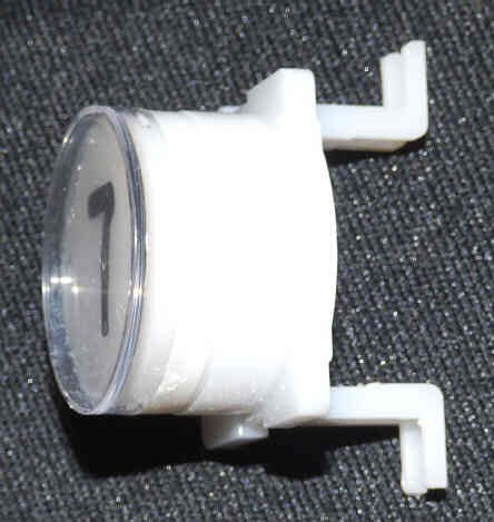 BUTTON, EXTENDED CAP FOR CALIFORNIA, WESTINGHOUSE A LINE # 7
