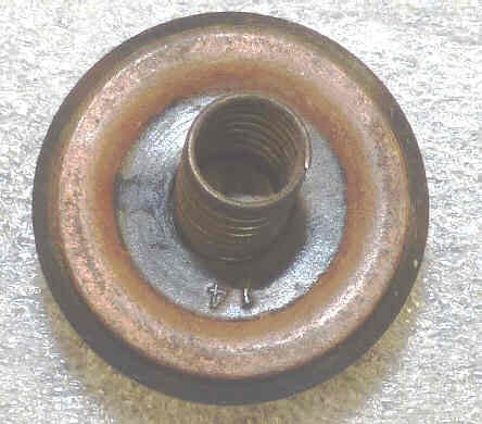 BUTTON, ASSEMBLY, WITH SPRING & COPPER RING CONTACT, TYPE 'P' OTIS BUTTON