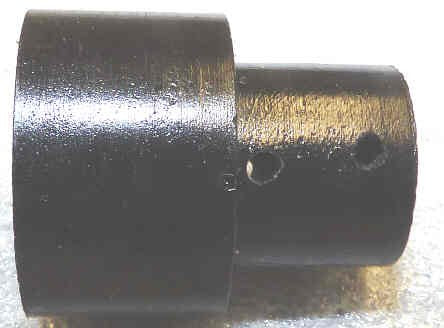BUMPER, RUBBER, 1 X 5/8 FACE,11/16 X 9/16 STEM WITH HOLES FOR COTTER PINS