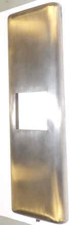 PLATE, COVER, HALL, TERMINAL, STAINLESS STEEL, FORMED OTIS # 147FD1-3