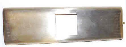 PLATE, COVER, HALL, TERMINAL, STAINLESS STEEL, FORMED OTIS # 147FD1-3