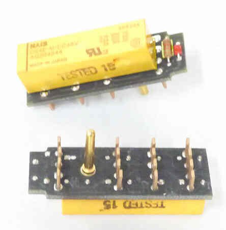 RELAY, DOVER, 'YELLOW JACKET' 4PDT, 45 VDC W/ DIODE REPLACES DOVER/IBM # 769489