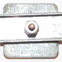 PLATE, BRAILLE, STUD WITH FIXING BAR, 1 1/4 SQUARE MARKED 18