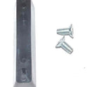 HANDLE, TELEPHONE, BLACK, PLASTIC WITH TWO MOUNTING SCREWS