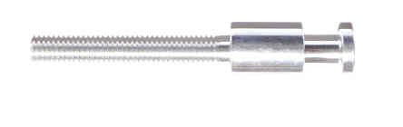 HOOK, PAD, ALUMINIUM, MACHINED, 3 1/4 O.A., 2 X 3/16 THREAD, 5/8 STANDOFF
