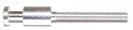 HOOK, PAD, ALUMINIUM, MACHINED, 3 1/4 O.A., 2 X 3/16 THREAD, 5/8 STANDOFF