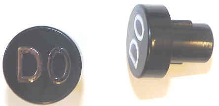 BUTTON, 7/8 DIAMETER, HOT STAMPED, MARKED DO A323AF1-DO