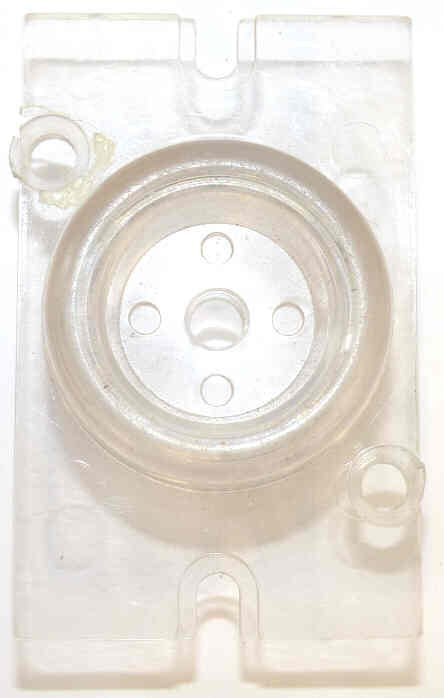 BASE, LUCITE, CLEAR, FOR O-B35/55 SERIES PUSHBUTTONS OTIS # 306PJ2