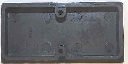 INSERT, BLANK, BLACK, FILLER FOR 401 CAR STATION OTIS # 396LB1
