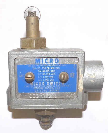 SWITCH, MICRO, DUPLEX, SPECIAL MICRO SWITCH # BZE-RQX82