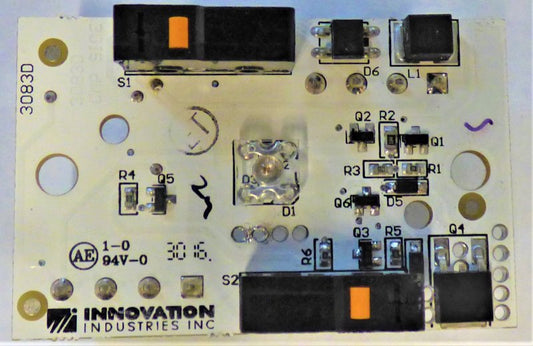 BOARD, CIRCUIT, PUSHBUTTON, 2 MICRO SWITCHES, AMBER LED INNOVATION # 941S1CCV4A