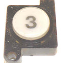 BUTTON, CAP, HALO AND ADAPTER. # 3  ADAMS # ASA452A-3