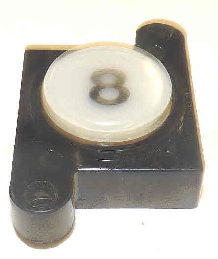 BUTTON, CAP, HALO AND ADAPTER. # 8  ADAMS # ASA452A-8
