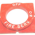 HALO, SWITCH. KEYED, RED, OFF-ON-FIRE SERV- ADAMS # A449R182