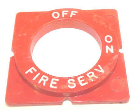 HALO, SWITCH. KEYED, RED, OFF-ON-FIRE SERV- ADAMS # A449R182