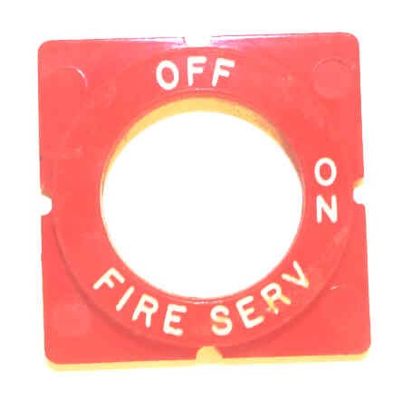 HALO, SWITCH. KEYED, RED, OFF-ON-FIRE SERV- ADAMS # A449R182