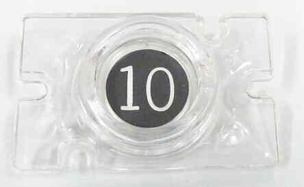 BUTTON, TOUCH, ELECTRONIC, CAR, MARKED # 10 OTIS # 323KV1-10