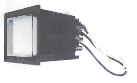 PUSHBUTTON, BLACK, SQUARE, WHITE INSERT, BLANK US # 167-03017-100