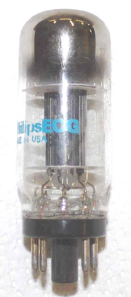 TUBE, FULL WAVE HIGH VACUUM RECTIFIER OCTAL BASE COMMERCIAL # 6X5GT