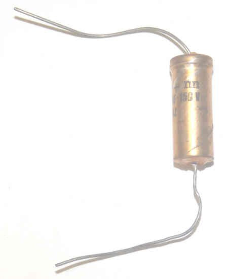 CAPACITOR, AXIAL, 10 MFD @150 VDC
