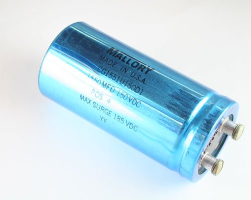CAPACITOR, CG TYPE, 1550 MFD @ 150 VDC DOVER # 9757612
