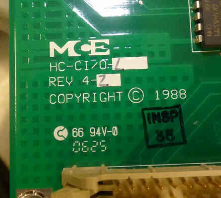 BOARD, CIRCUIT, LOW VOLTAGE HALL CALL MCE # HC-CI/O-L REV 4-2