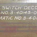 BOARD, CIRCUIT, LEVELING SWITCH DECODER, EVC MODEL III HAUGHTON # 3-40143-00