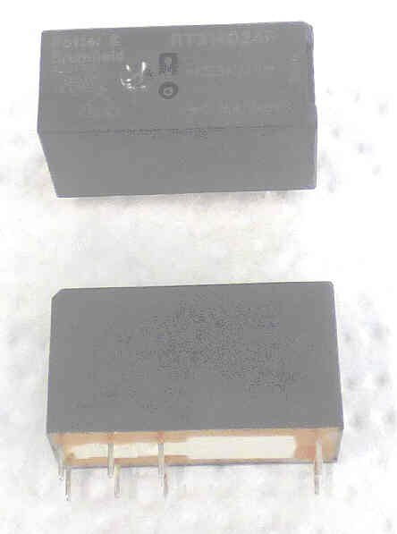 RELAY, MINIATURE, SPDT, 24 VDC, 16 AMP, 1.44K OHMS  POTTER BRUMFIELD # RT314024F