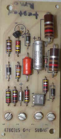 BOARD, CIRCUIT, TIMER, WYE-DELTA, ERL CONTROL WESTINGHOUSE # 478C315G01
