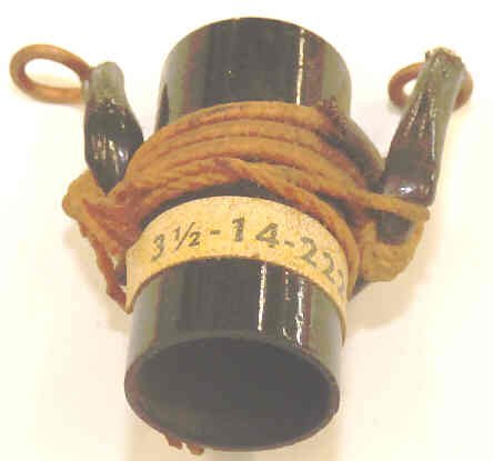 COIL , 3 1/2 TURNS OF # 14 WIRE, .002 OHM,  A6164BP RELAYS OTIS # 222DF1