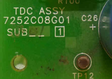 BOARD, CIRCUIT, TDC, DOOR OPERATOR, WESTINGHOUSE # 7252C08G01
